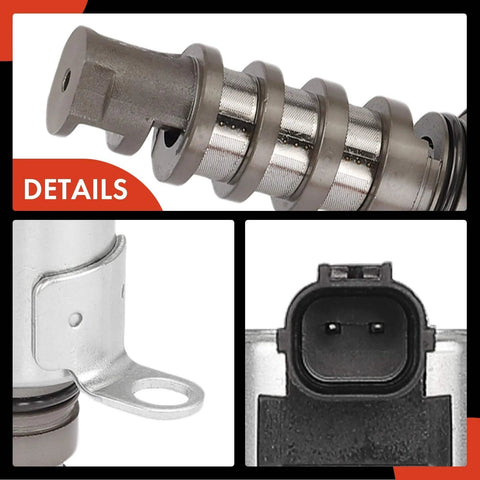 Close-up of Engine Variable Valve Timing Solenoid For Honda CRV 2002 2004 Civic 2002 2005 Acura RSX metal parts and connector