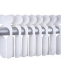 White plastic 20 Pack Closet Dividers For Hanging Clothes With Marker Pen Organization Labels For Home Or Retail Closet