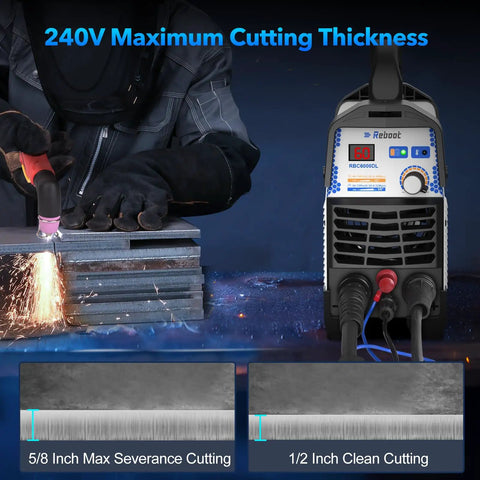 Upgraded 60Amp Plasma Cutter With Dual 120 And 240V Inverter IGBT High Frequency Non Touch Arc Start 2025 Model