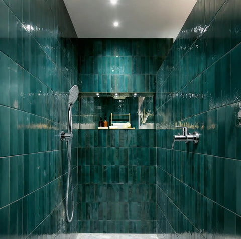 Shower area with Heavy Duty Solid Brass Wall Supply Elbow With O Ring Flange And Hand Shower Holder One Half NPT Female Inlet Round Chrome Wall Union Hand Shower Bracket G Half Inch Outlet