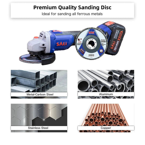 100 Pack Zirconia Flap Discs 40 Grit 4.5 Inch By 7/8 Inch Bevel Type 29 Premium Industrial Grade Angle Grinder and metal materials