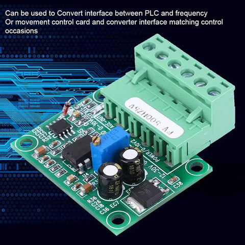 FV-500Hz5V Frequency To Voltage Converter Module 0-500Hz To 0-5V Analog Output with circuit board and input terminals