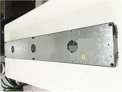 No Fuss Plug And Play Acrylic Heat Bender For Pvc Sheets Pro Grade Metal Bending Tool showing sleek metal casing and ventilation fans.