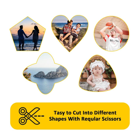 Flexible Iron-Particle Vinyl Magnetic Receptive Sheet 11 By 17 Inches Four Pack With Adhesive Backing Cut To Fit Magnetic Surface