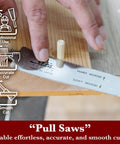 Flush Cut Saw Five Inch Japanese Pull Saw For Woodworking And Fine Carpentry Built Tough Hand Saw For Precise Flush Cuts And Smooth Finish With Japanese Style Steel Blade And Comfy Grip For Accurate Wood Cutting, cutting dowel