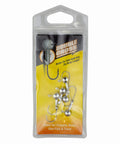 One Sixteenth Ounce Nickel Finish Jig Heads Five Pack For Crappie And Freshwater Fishing, Lightweight, Extra Sharp, Size Three Hook