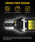 Close-up of 912 921 LED Bulbs For Backup Lights Error Free Design features and specifications details.