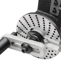 Close-up of 4 Inch Rotary Milling Table With Dividing Plates For Precision Indexing And Milling, Horizontal and Vertical Setup, MT2 Bore