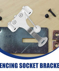 Pro Grade Stainless Steel Epee Socket Replacement for Fencing Training and Competition with screws and bracket