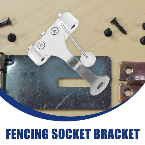 Lightweight Epee Socket Replacement for Fencing Practice Gear, metal bracket with screws, easy install, durable