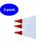 Three-pack of Heavy Duty Vinyl Piping Cement Bag For Grout And Mortar On The Go For Easy Grout Application Tear Resistant Tile Grout Applicator
