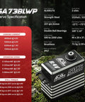 Badass Waterproof Brushless RC Servo Motor 50Kg Programmable Winch Boss Rig For RC Rock Crawlers and Recovery Trucks 1/10 1/8 Scale with specifications.