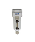 Heavy Duty Compressed Air Particulate Filter With 10 Micron Element, Metal Bowl And Sight Glass, Half Inch NPT Connection