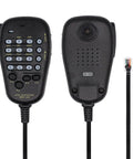 Front and back view of Rugged Handheld Microphone Speaker MH-48A6J With PTT Button for Yaesu Ham Radios and FT Series