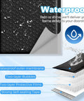Diagram showing layers of Extra Deep Bubble Mailers 6x9 Usable Size 50 Pack Padded Envelopes Self Seal Waterproof Opaque Shipping Bags