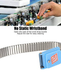 Anti Static Wrist Strap ESD Band For PC Builds And Electronics Repair Gear Adjustable Buckle Durable Non Allergic Stainless Steel