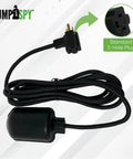 Beefy Universal Sump Pump Tethered Float Switch Replacement With Piggyback Plug For Sewage And Water Level Control 10 Foot Cord