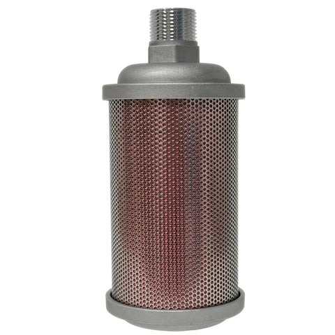 Smooth Operator Heavy Duty Air Compressor Muffler And Dryer Silencer for diaphragm pump with threaded 1 inch NPT design.