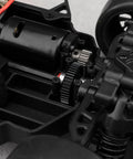 Steel Main Gear 0.5M 44T 48T RC Spur Gear installed in Arrma 1/18 Granite Grom Typhon, close-up view showing durability details.