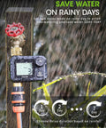 Sprinkler Timer For Garden And Lawn Programmable Irrigation Hose Timer With Rain Delay Manual And Auto Watering Modes