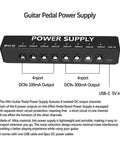 Eight Isolated Outputs Pedalboard Power Supply With Independent Short Circuit Protection, Ultra Compact Mini Size