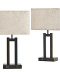 Table Lamps Set Of 2 With USB Charging Ports And AC Outlet, 3 Way Dimmable Touch Control Nightstand Lamps, Beige Linen Shade