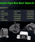 Honda CRV Engine Motor Mount Set Of 4 For 2002 2003 2004 2005 2006 2.4L Auto Transmission Replacement Fits OE A4504 A6597