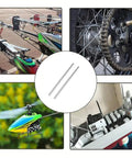 Solid 304 Stainless Steel Rods 9.5mm (3/8 Inch) Diameter with model vehicles and machinery
