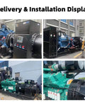 Heavy Duty Portable Generator Set With High Power Output And Quiet Operation for delivery and installation display