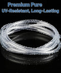 Three Sixteenth Inch Aquarium Airline Tubing Flexible Durable Six Point Five Feet Long For Fish Tanks Gardens Clear