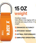 Arborist Throw Line Kit With 15 Oz Throw Weight, orange weight for efficient tree rigging, enhanced accuracy, efficiency boost
