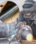 Welder using 2.00 Diopter Welding Helmet Magnifying Lenses Set of 2 Cheater Lenses Clear Glass 2x4-1/4 Inch For Welders.