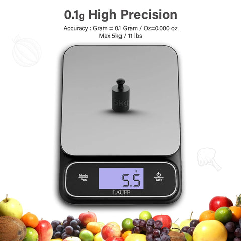 Digital Kitchen Scale For The Home Chef, Your Go-To Precision Tool For Baking And Meal Prep, Waterproof And Easy To Clean