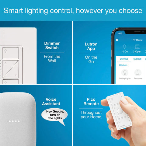 Caseta Deluxe Smart Switch Kit Make Your Lights Smart Turn Multiple Fixtures Into A Connected System Works With Amazon Alexa