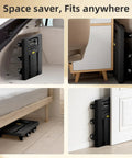 No Assembly Folding Hand Truck Dolly Cart with 440 lb Capacity stored in various compact spaces