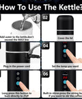 Instructions for operating Road Trip Ready Car Kettle With 12V/24V Power Portable Hot Water Boiler for travel and camping use