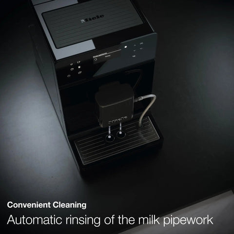 Kick Back And Sip Perfection With This Ultra Quiet Fully Automatic Bean To Cup Coffee And Espresso Machine featuring automatic milk rinsing.