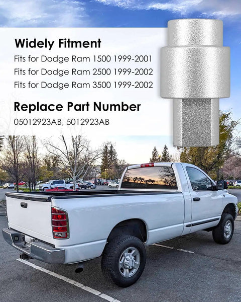 Aluminum Alloy Temperature Door Servo Coupling For Dodge Ram 1500 1999 2000 2001 Ram 2500 1999 2002 And Ram 3500 1999 2002 2 Pack Replacement Part 05012923AB shown with Dodge Ram truck
