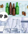 Silicone Hole Plugs 2.5 To 3mm Round Snap In Locking Hole Stoppers Waterproof For Metal Tubes And Furniture End Caps Inserts 25 Pack Black