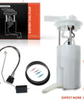 Heavy Duty Electric Fuel Pump Module Assembly For Chevrolet Suburban 2500 and GMC Yukon XL 2500 with installation components.