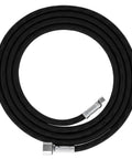 Premium Six Foot Nylon Braided Airbrush Hose Pairing Dual Threaded Adapters for steady compressor flow and flexibility.