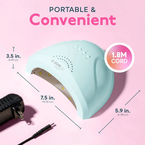 UV LED Nail Lamp For Gel Polish With Auto Sensor And 3 Timer Settings Pro Grade Nail Dryer For Home Salon Quick Cure Time