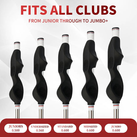 Silicone Full Coverage Golf Swing Grip Trainer For Right Handed Golfers That Corrects Grip Posture And Builds Muscle Memory
