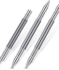 Beefy Dual Head Nail Setter And Hinge Pin Punch Set Kit, 3 Piece Spring Nail Punch Kit, steel tools with dual heads and ridged grip