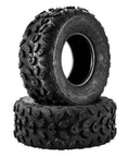 Two black All Terrain ATV Tires 19x7-8 4-Ply Tubeless, Great For Mud And Sand, Ready To Roll On Off Road Trails, 2 Pack