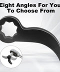 Pry Bar Wrench Adapter Head For One Half Inch Drive Ratchets And Breaker Bars, Crowbar Adapter With Adjustable Angle displayed.