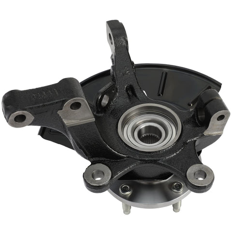 Front Right Steering Knuckle Assembly For 2001 To 2004 Ford Escape And Mazda Tribute 2.0L 3.0L Fits Front Right Side Includes 2 Piece Wheel Hub Bearing Knuckle 698376