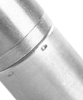Close-up view of 25mm 12V DC Gear Motor Built For Low Speed High Torque, showing precision metal gears and silver finish