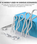 Eight Sizes R Clips Set With Ninety Pieces Hairpin Cotter Pins For Trailer Hitches And Machinery Locking Repairs In Premium 304