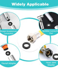 20 Piece Shower Head Filter Gasket Set Rubber Washers and Stainless Steel O Ring Hose Gaskets for various fittings